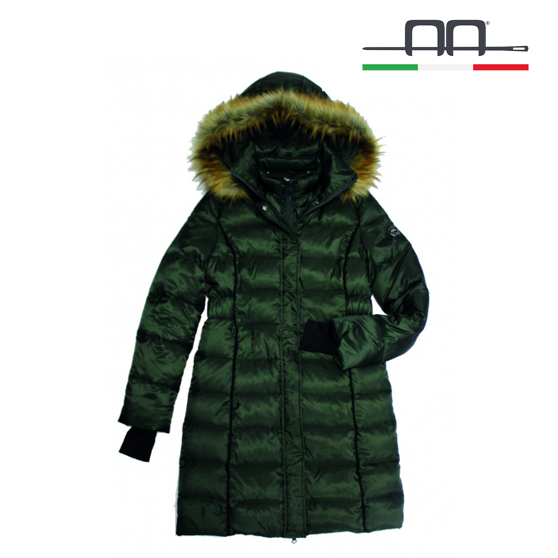 Alessandro Albanese Padua Down Long Padded Coat - Pine Grove-2